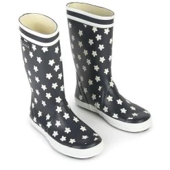 Aigle Lolly Pop Magic Flower Rain Boots Blue -Bisgaard Store 1024x1024 1031