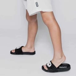 Melting Mask Fuzzy Slippers Black -Bisgaard Store 1024x1024 106