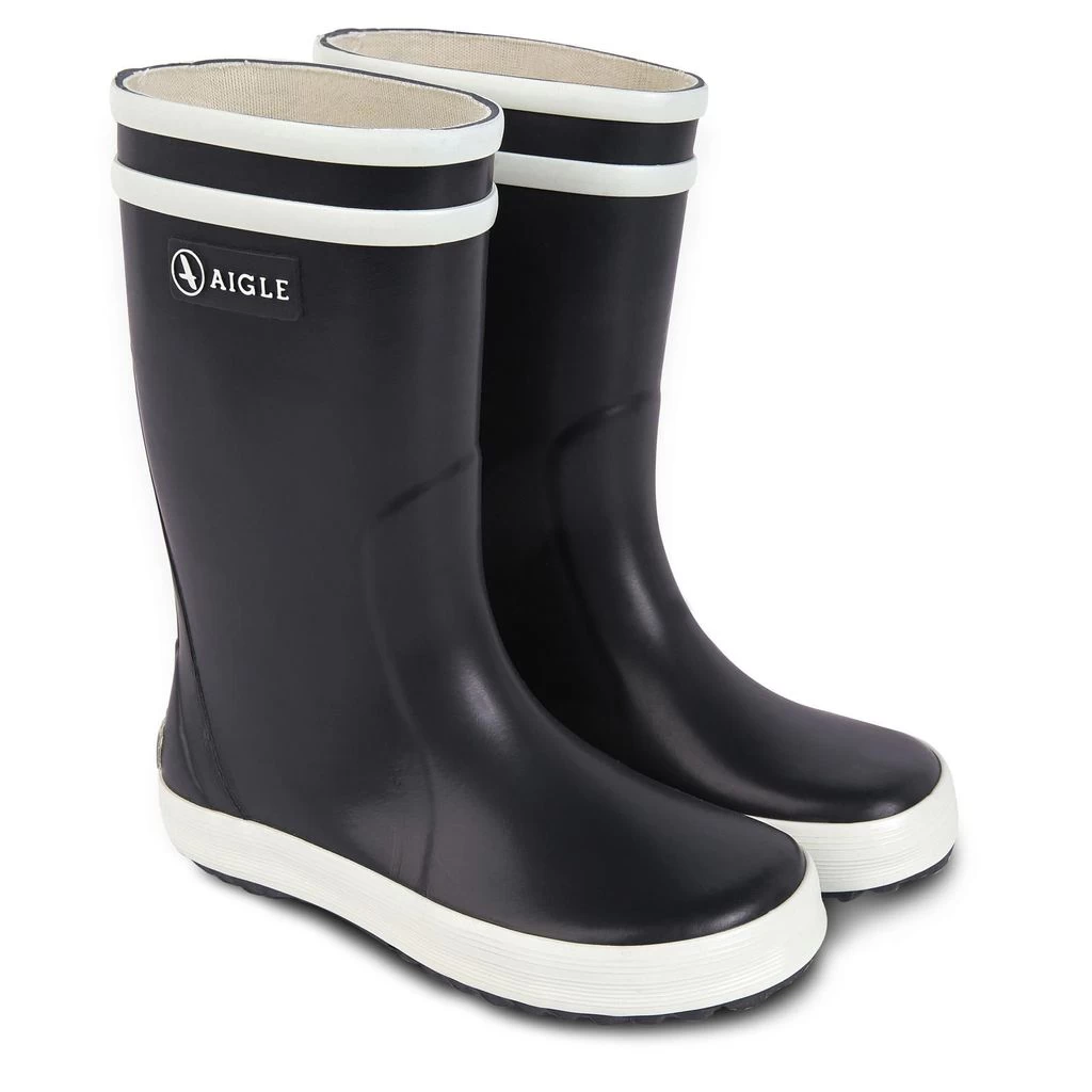 Aigle Lolly Pop Rain Boots Navy 6 Aigle Lolly Pop Rain Boots Navy - Image 4