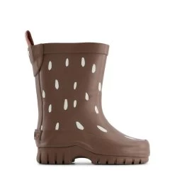 Caracas Dotted Rain Boots Brown -Bisgaard Store 1024x1024 1189