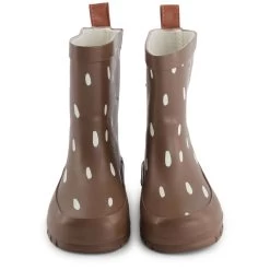 Caracas Dotted Rain Boots Brown -Bisgaard Store 1024x1024 1191