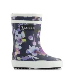 Aigle Baby Flac Rain Boots Dark Flower