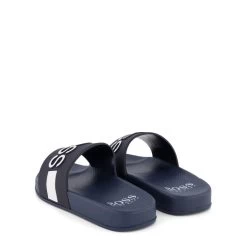 Boss Logo Slide Sandals Navy -Bisgaard Store 1024x1024 133