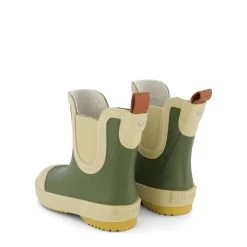 Wells Color-blocked Rain Boots Moss Green/Sand -Bisgaard Store 1024x1024 1337