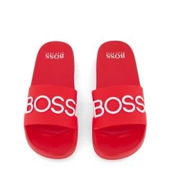 Boss Logo Slide Sandals Red -Bisgaard Store 1024x1024 14