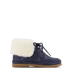Fan-Fan Ankle Boots Navy