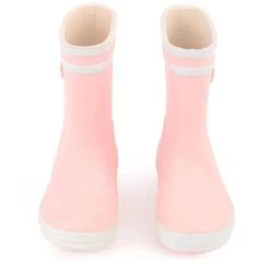 Aigle Marshmallow Pink Rain Boots - Baby Flac