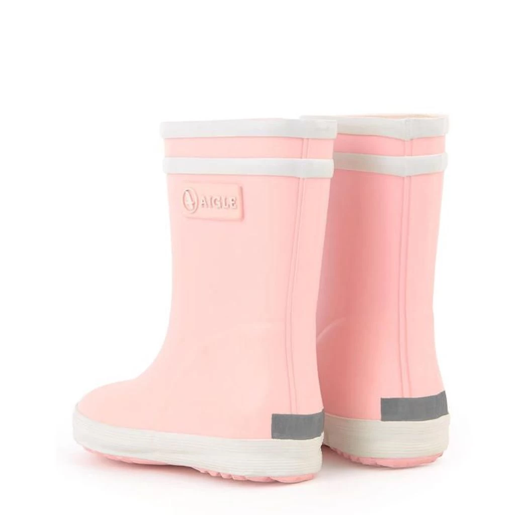 Aigle Marshmallow Pink Rain Boots - Baby Flac 6 Aigle Marshmallow Pink Rain Boots - Baby Flac - Image 4
