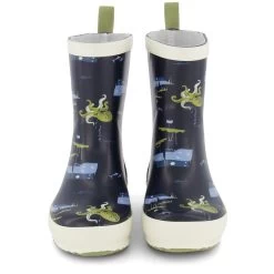 CeLaVi Printed Rain Boots Navy -Bisgaard Store 1024x1024 1604