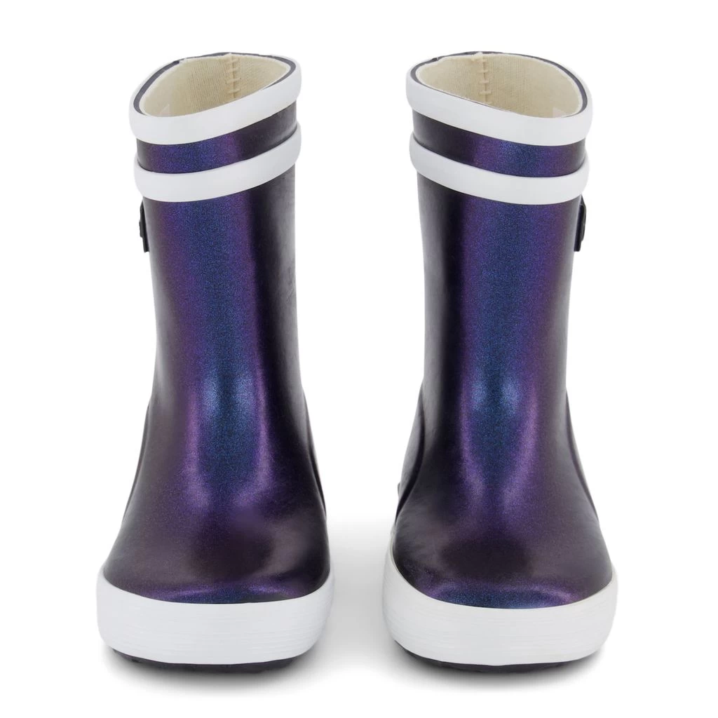 Aigle Lolly Pop Cosmos Rain Boots Metallic Navy Blue 5 Aigle Lolly Pop Cosmos Rain Boots Metallic Navy Blue - Image 3
