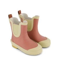 Wells Color-blocked Rain Boots Burnt Pink/Sand -Bisgaard Store 1024x1024 1671