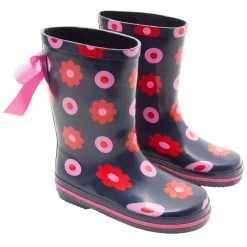 Jacadi Floral Rain Boots Navy -Bisgaard Store 1024x1024 1720