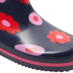 Jacadi Floral Rain Boots Navy -Bisgaard Store 1024x1024 1723