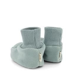 Livigno Recycled Wind Fleece Booties Light Green -Bisgaard Store 1024x1024 1762
