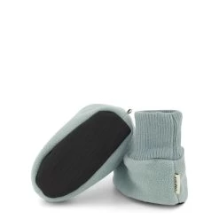 Livigno Recycled Wind Fleece Booties Light Green -Bisgaard Store 1024x1024 1764