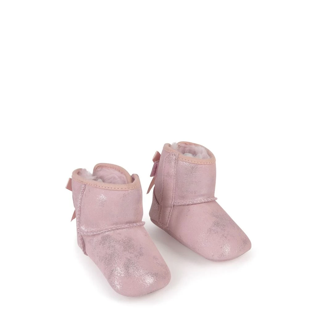 Ugg Fur-lined Silver Leather And Wool Boots - Jesse Bow II 5 Ugg Fur-lined Silver Leather And Wool Boots - Jesse Bow II - Image 3