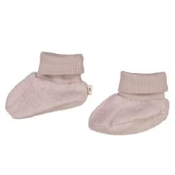 Wheat Wool Booties Pink