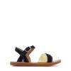 Plagette Tek Sandals Marine/Or -Bisgaard Store 1024x1024 201