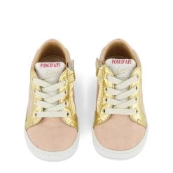 Mousse Zip Top Sneakers Nude/Dore -Bisgaard Store 1024x1024 2021