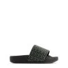 Zadig & Voltaire Branded Slip-on Sandals Green