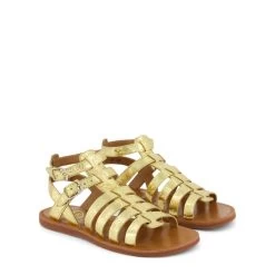 Plagette Gladiator Sandals Dore -Bisgaard Store 1024x1024 224