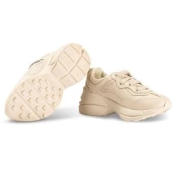 Gucci Rhyton Branded Sneakers Beige -Bisgaard Store 1024x1024 2279