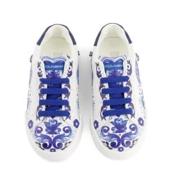 Dolce & Gabbana Printed Sneakers Blue -Bisgaard Store 1024x1024 2441