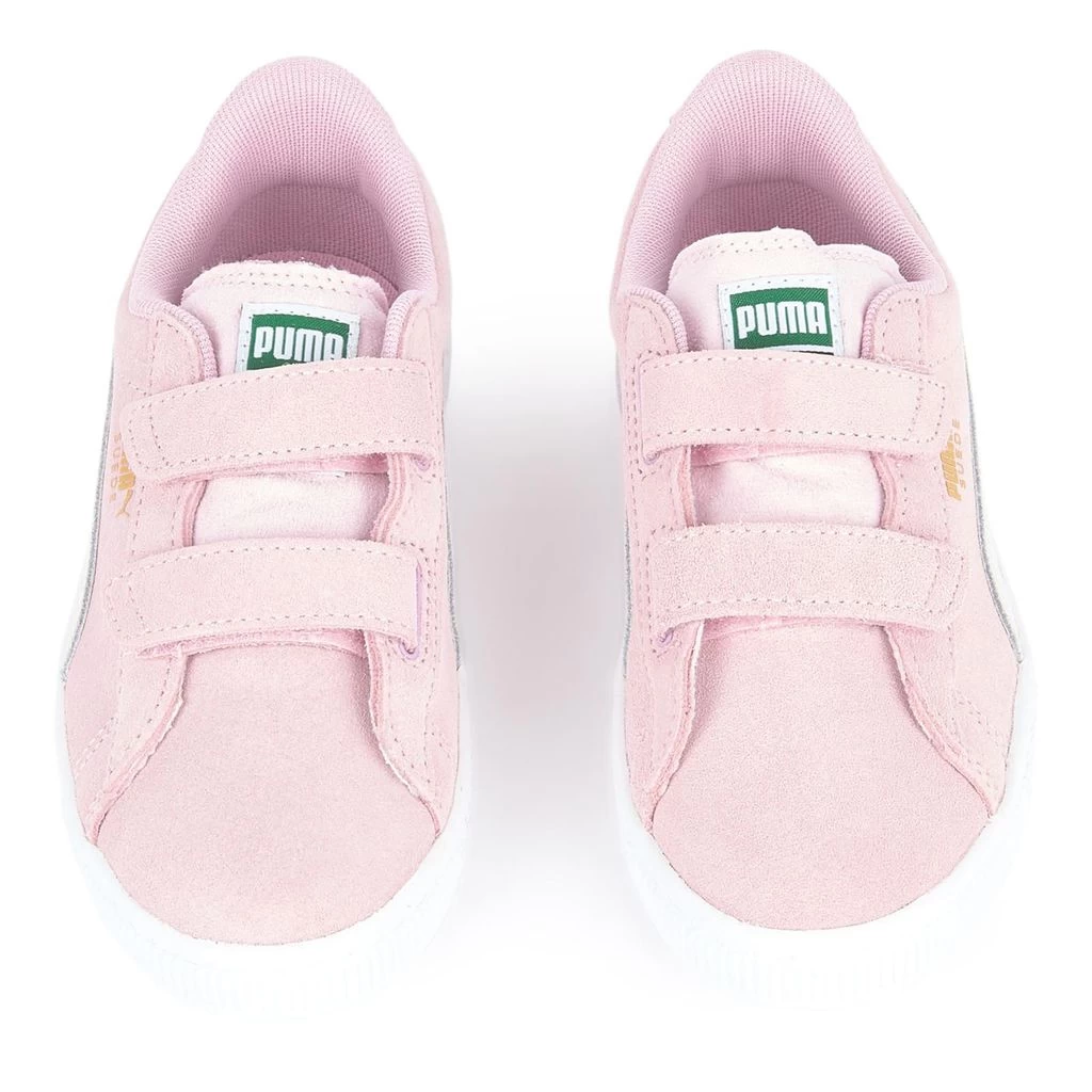 Puma Suede Branded Velcro Sneakers Pink 6 Puma Suede Branded Velcro Sneakers Pink - Image 4