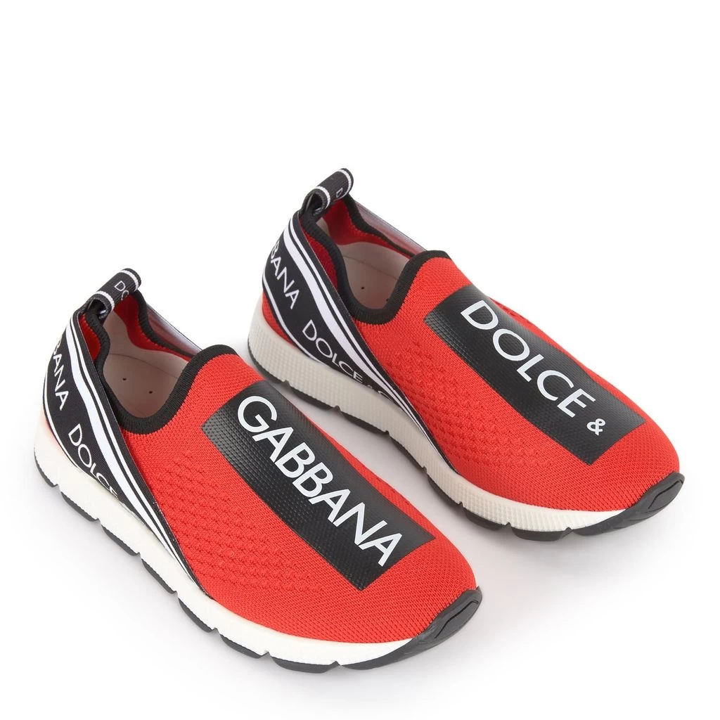 Dolce & Gabbana Mini Me Sorrento Sneakers Red 4 Dolce & Gabbana Mini Me Sorrento Sneakers Red - Image 2