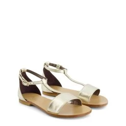 BONPOINT Strappy Sandals Gold -Bisgaard Store 1024x1024 254