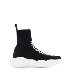 Logo Sock Sneakers Black