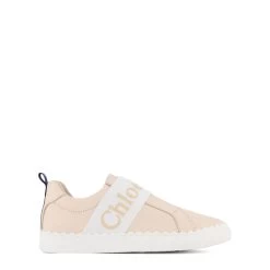 Chloé Pink Chloe Logo Trainers Sneaker 45F