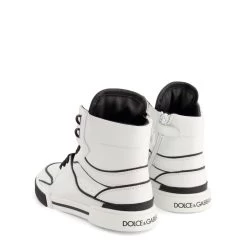 Dolce & Gabbana Branded High-top Sneakers White -Bisgaard Store 1024x1024 2572
