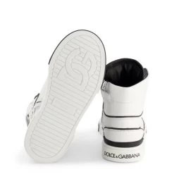 Dolce & Gabbana Branded High-top Sneakers White -Bisgaard Store 1024x1024 2574