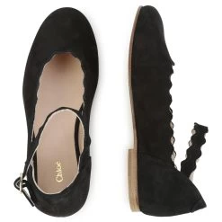 Chloé Ballerina Shoes Black -Bisgaard Store 1024x1024 2598