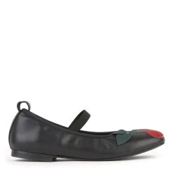 BONPOINT Lola Cherry Ballet Pumps Black