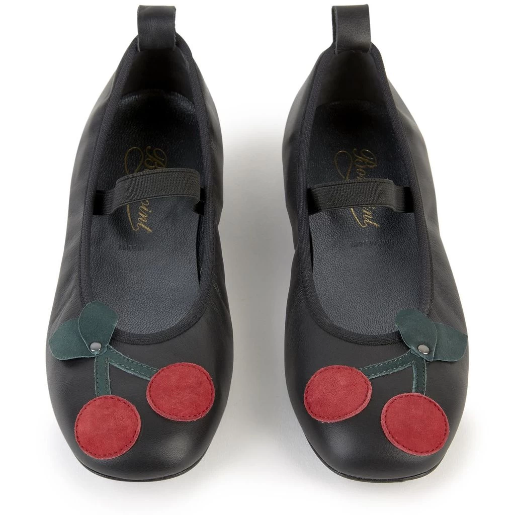 BONPOINT Lola Cherry Ballet Pumps Black 4 BONPOINT Lola Cherry Ballet Pumps Black - Image 2