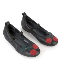 BONPOINT Lola Cherry Ballet Pumps Black 8 BONPOINT Lola Cherry Ballet Pumps Black -Bisgaard Store 1024x1024 2653
