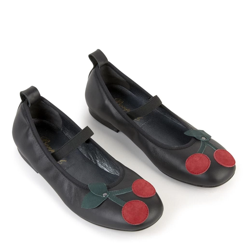 BONPOINT Lola Cherry Ballet Pumps Black 5 BONPOINT Lola Cherry Ballet Pumps Black - Image 3