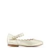 Chloé Logo Ballerina Shoes Light Beige