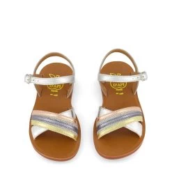 Plagette Lili Sandals Argent/Or/Blue -Bisgaard Store 1024x1024 421