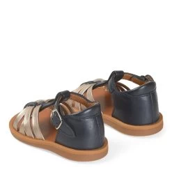 Poppy Back Neptune Sandals Marine/Platine -Bisgaard Store 1024x1024 494