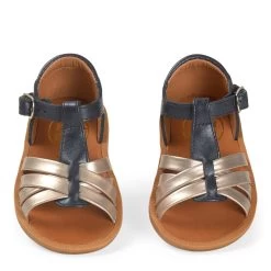 Poppy Back Neptune Sandals Marine/Platine -Bisgaard Store 1024x1024 495