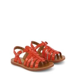 Plagette Strap Sandals Coral -Bisgaard Store 1024x1024 533