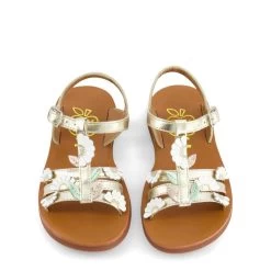Plagette Daisy Sandal Gold -Bisgaard Store 1024x1024 575