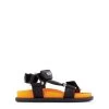 MSGM Branded Sandal Black -Bisgaard Store 1024x1024 592