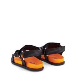 MSGM Branded Sandal Black -Bisgaard Store 1024x1024 595
