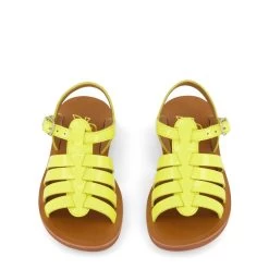 Plagette Strap Sandals Yellow -Bisgaard Store 1024x1024 6