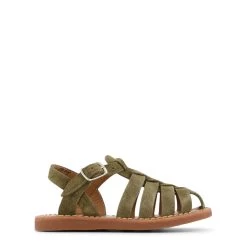 Plage Stitch Sandals Green