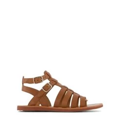 Plagette Gladiator Sandals Camel
